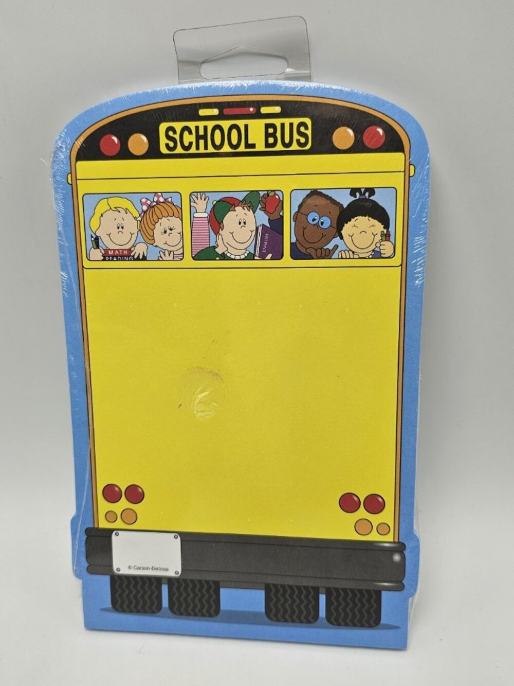 Novel Notes School Bus Carson-Dellosa Theme CD 9206 50 sheets Pad Yellow